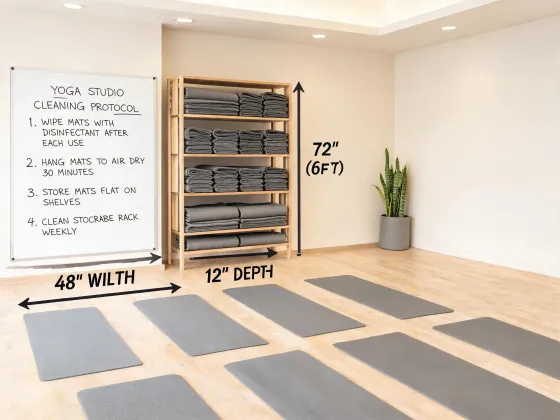 Yoga studio equipment program planning